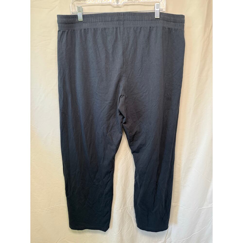 Pact Organic Cotton Luxe Essential Lounge Pant, Steel Blue, Size XL - Picture 3 of 5